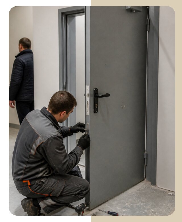 Ремонт противопожарной двери в Дзержинском по цене 6652 р. | ДвериЛегко-Дзж