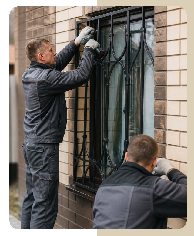 Установка решеток в дом в Дзержинском по цене от 3582 р. | ДвериЛегко-Дзж